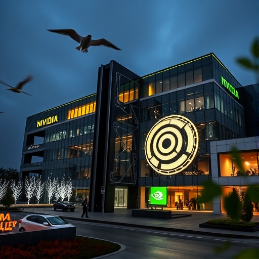 輝達總部展示人工智慧技術