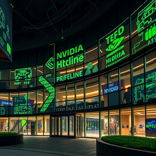 輝達總部展示人工智慧技術