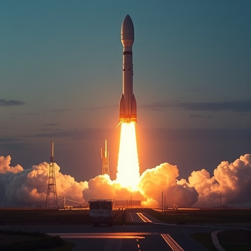 SpaceX 星艦正在發射到太空