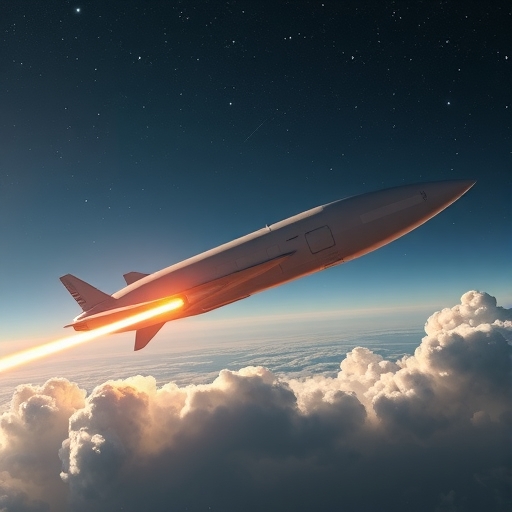 SpaceX 星艦正在發射到太空