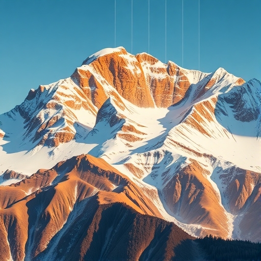 黃金流動與阿爾卑斯山景觀