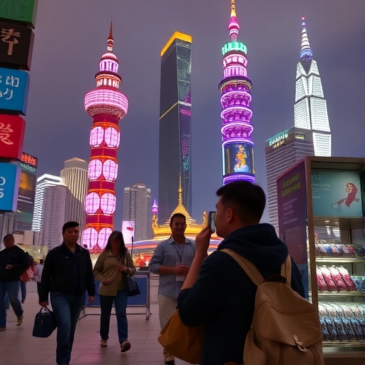 台北101內的文化創意商品區域