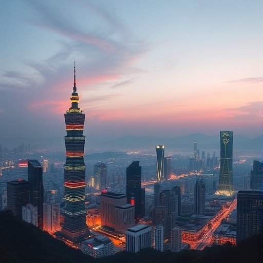 台北市天際線，隨著生活成本上升