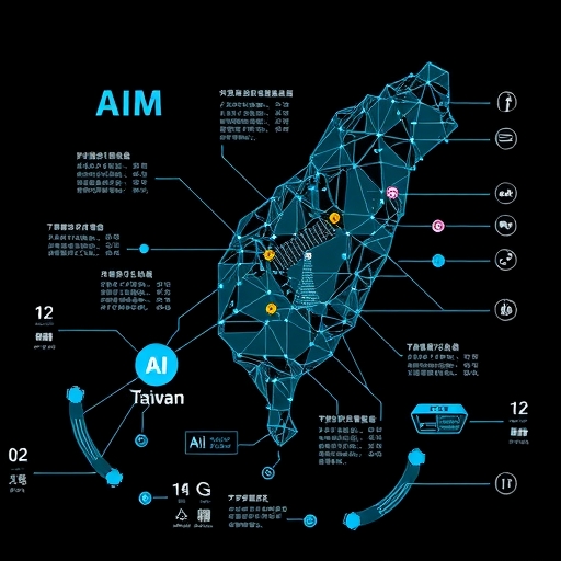 台灣AI發展策略示意圖