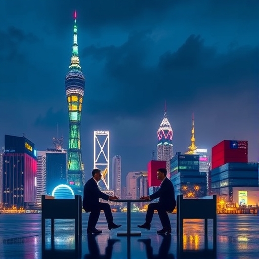 台灣與美國貿易談判場景