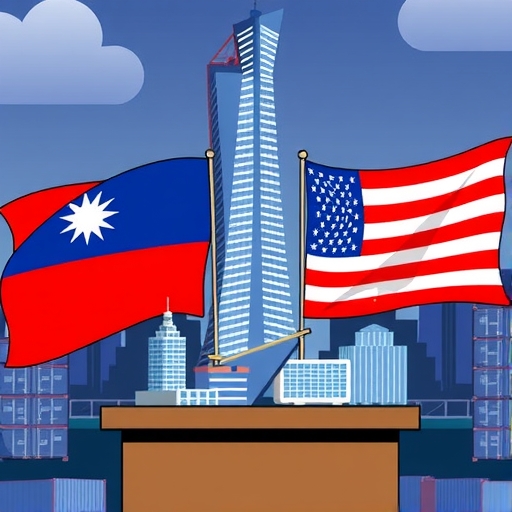 美國官員與台灣代表進行投資談判