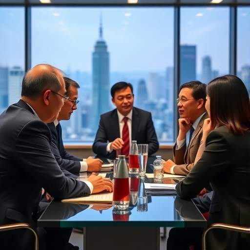 台灣商業領袖討論策略