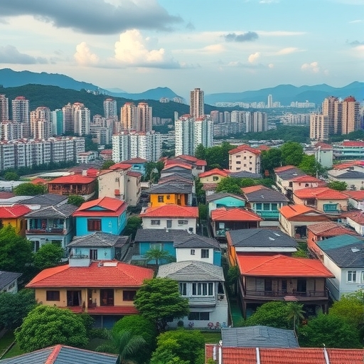 台灣的城市景觀與房屋