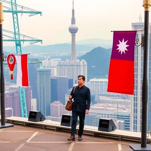 台灣成衣和製鞋業在越南生產的場景