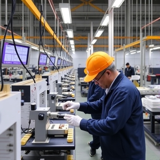 台灣出口企業正在進行產品包裝與物流操作