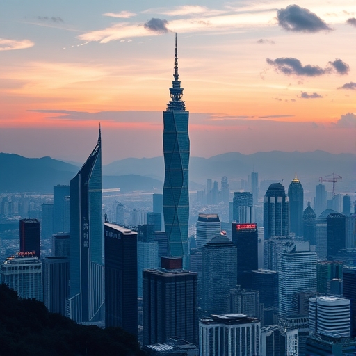 台灣天際線融合AI元素第四景