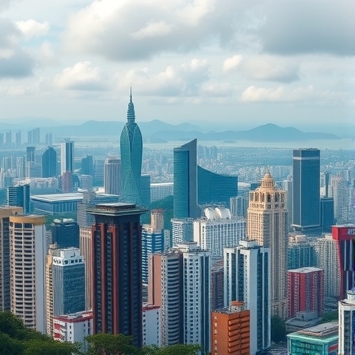 台灣天際線與房地產建築物