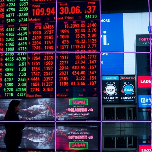 台灣股市下跌圖