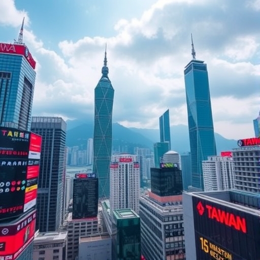 台灣股市飆升的圖表