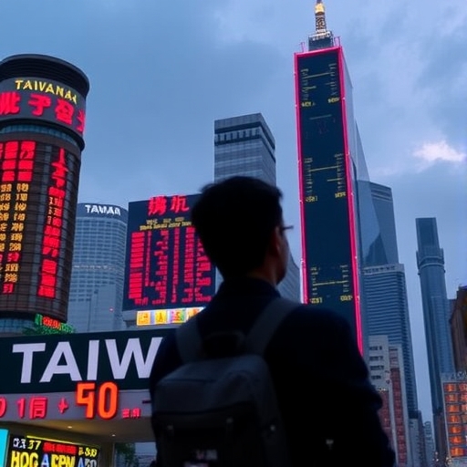 台灣股市飆升的圖表