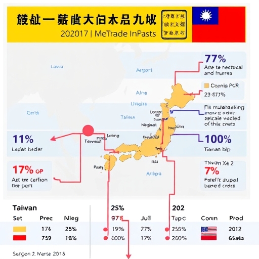 描述台灣內部政策調整對市場的影響
