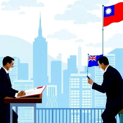 一位男子正在街頭交易股票