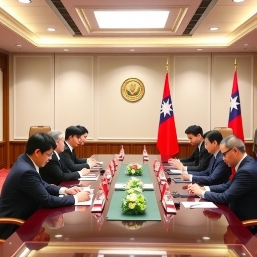 貿易談判桌上的討論