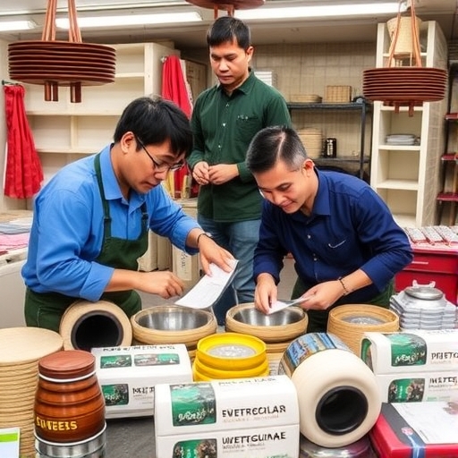 台灣工廠面臨關稅挑戰的情景