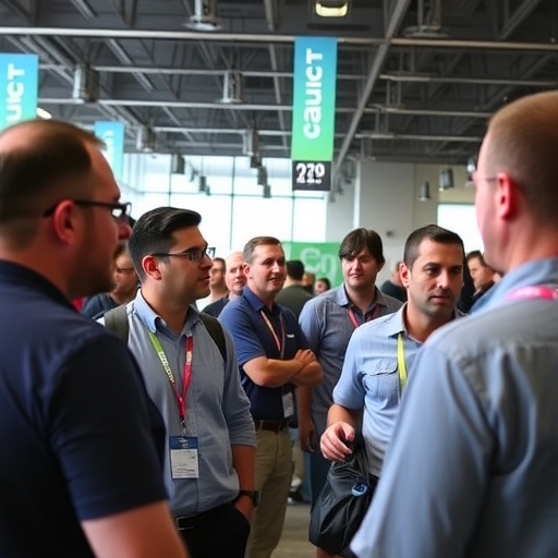 科技領袖在TechCrunch會議上進行網絡交流