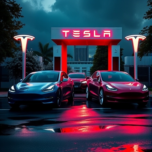 特斯拉自動駕駛系統展示