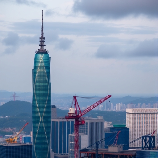 一位男子正在街頭交易股票