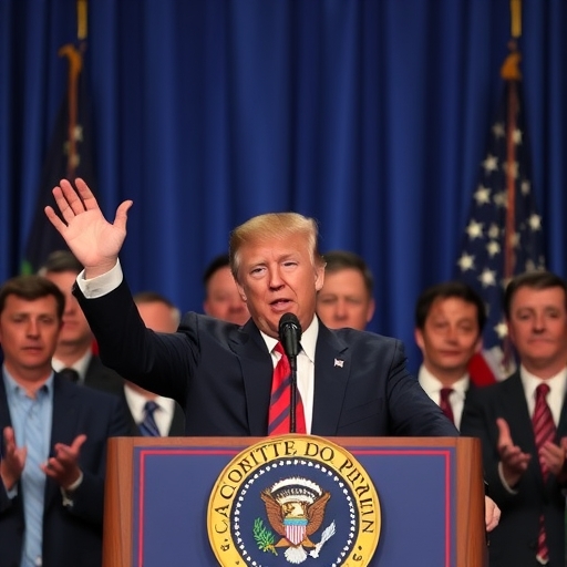 川普正在宣布投資