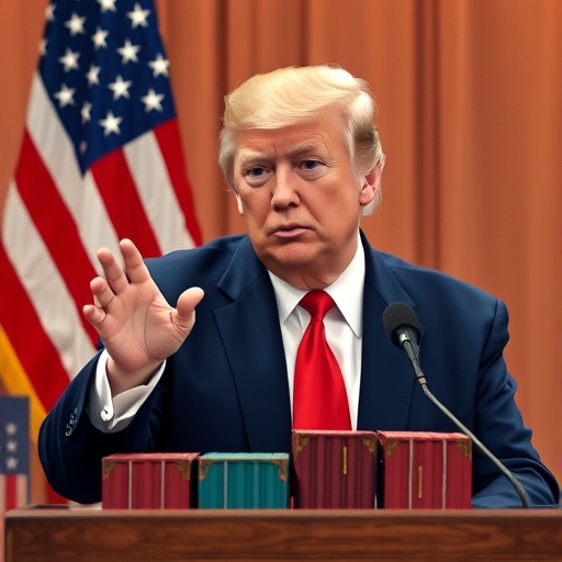 川普總統正在對進口商品加徵關稅