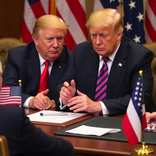 川普正在談判貿易協議