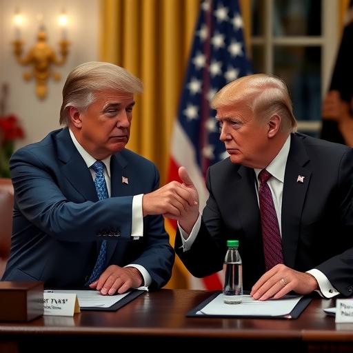 川普正在談判貿易協議