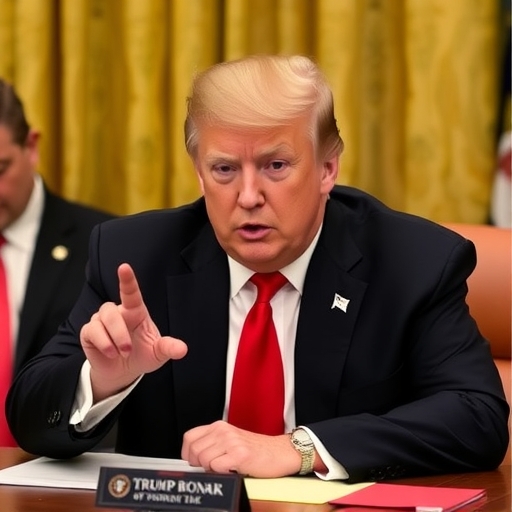 川普正在談判貿易協議