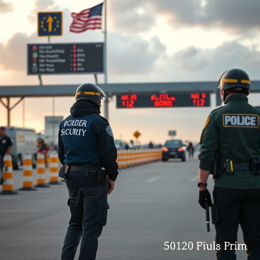 美國邊境安全檢查點