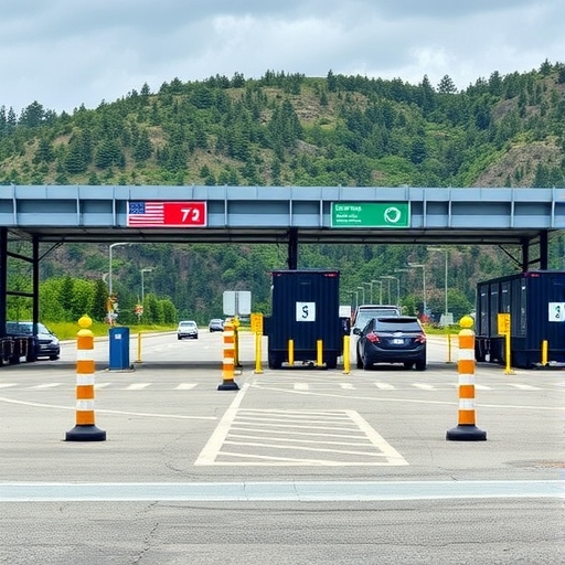 美國邊境安全檢查點