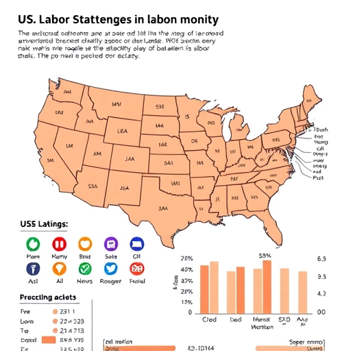 美國勞動市場分析圖表展示
