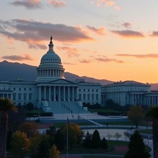 美國科技巨頭支持政府投資的象徵圖