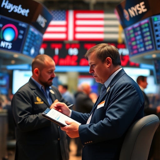 華爾街分析師在工作