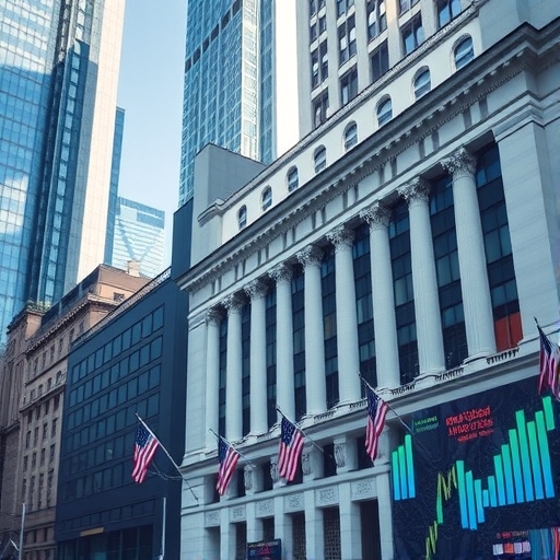 一位男子正在街頭交易股票