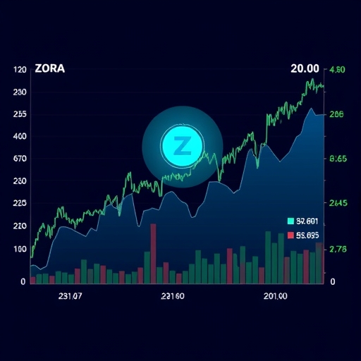 ZORA代幣價格爆炸圖表