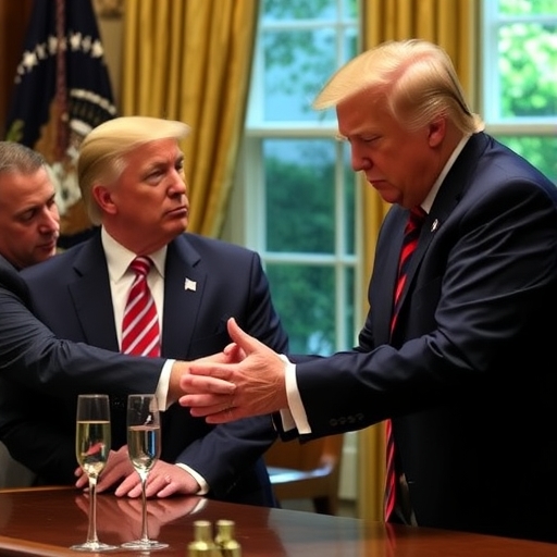 特朗普與英特爾CEO戲劇性會面