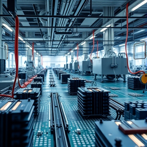 一個有IC板的高科技工廠