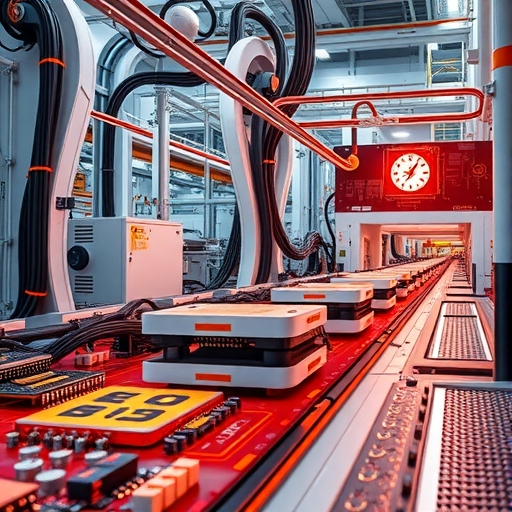 一個有IC板的高科技工廠