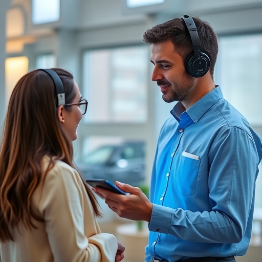 一位智慧助理正在引導