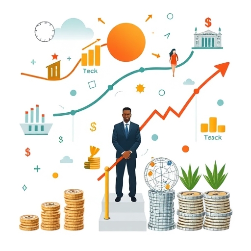 一位男子正在街頭交易股票