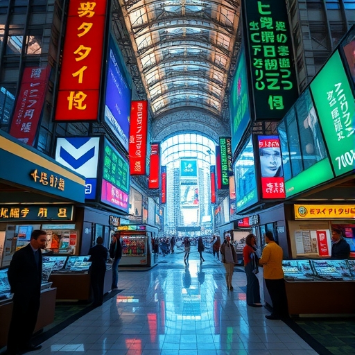 一個充滿活力的股市場景