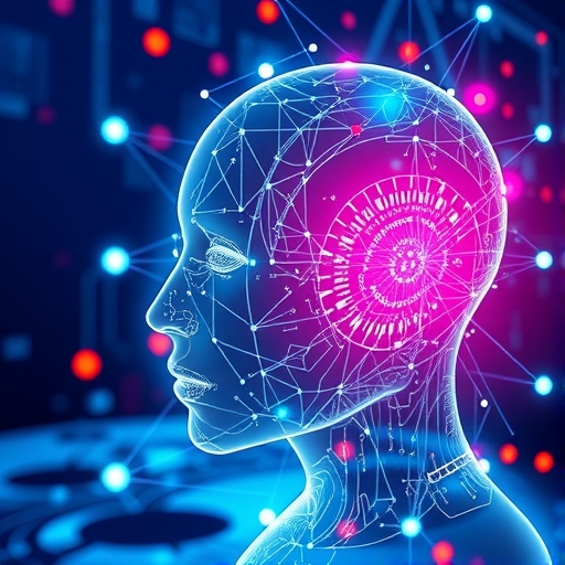 一位男子正在操作AI系統