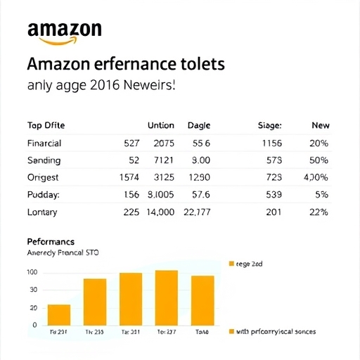 亞馬遜淨利潤增長圖表