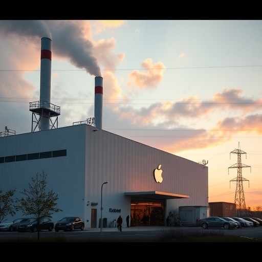 蘋果美國工廠內部生產線