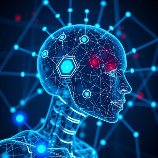 展示人工智慧技術的視覺化圖像