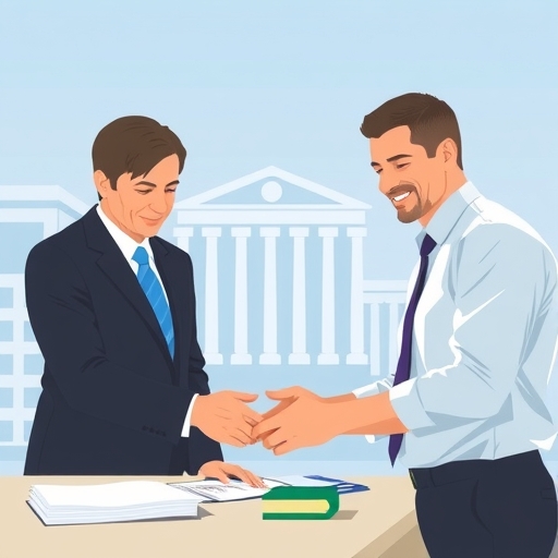 銀行職員正在協助客戶防範詐騙