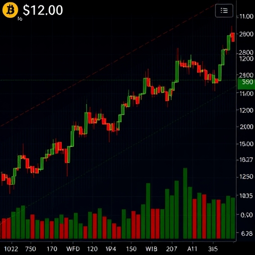 比特幣價格下跌趨勢圖